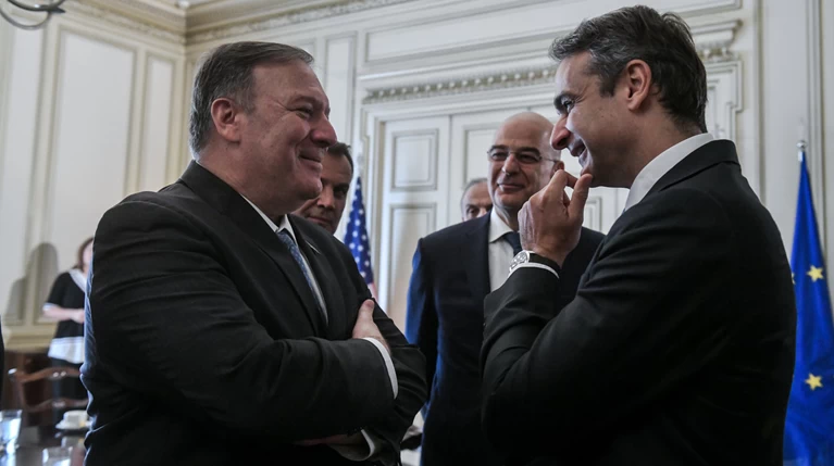 Μητσοτάκης σε Πομπέο:Κατάφωρη παραβίαση του διεθνούς δικαίου από τη Τουρκία