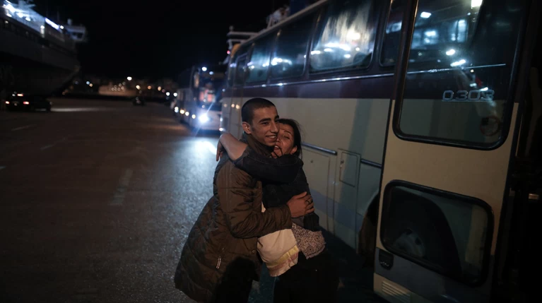 Χωρίς προβλήματα η μεταφορά προσφύγων σε χωριό της Λάρισας