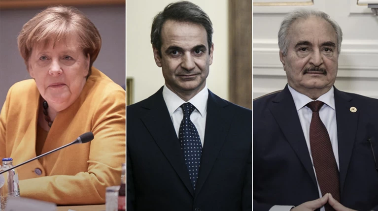 Διπλή ρελανς από Αθήνα: Τηλεφώνημα σε Μέρκελ, συναντήσεις με Χαφτάρ
