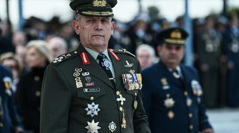 Η εικόνα μιλάει μόνη της- “Πλάκα” τα παράσημα του νέου Α/ΓΕΕΘΑ ...