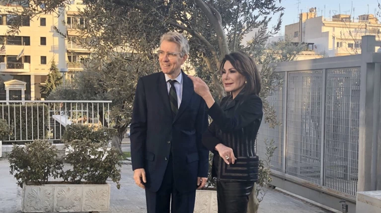 Ελλάδα 2021: Η Γ. Αγγελοπούλου συνάντησε τον Τζέφρι Πάιατ