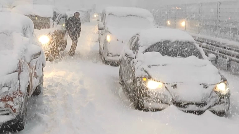 Τουρκία αυτοκίνητα χιόνι