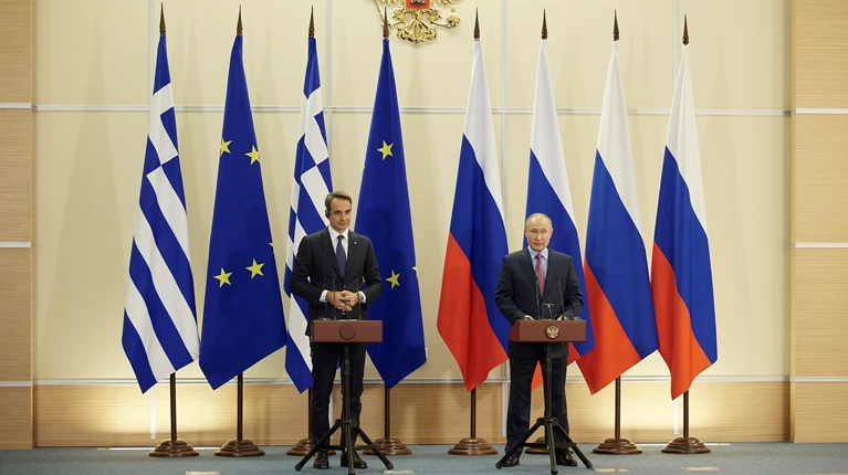 Μητσοτάκης Πούτιν