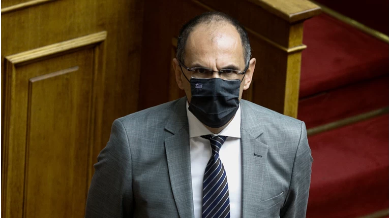 Γιώργος Γεραπετρίτης Μάσκα Βουλή