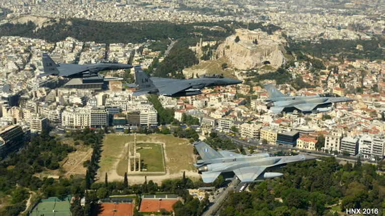 Άσκηση «Ηνίοχος»: Πτήσεις αεροσκαφών πάνω από την Αθήνα