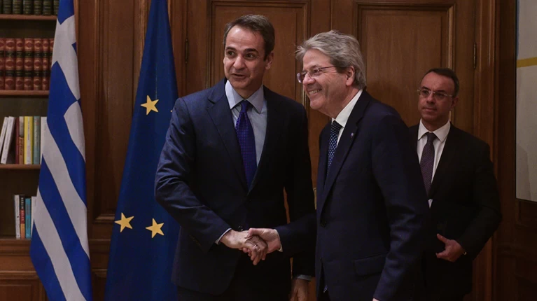 Μητσοτάκης - Τζεντιλόνι: Ανοίγει η συζήτηση για τα πλεονάσματα