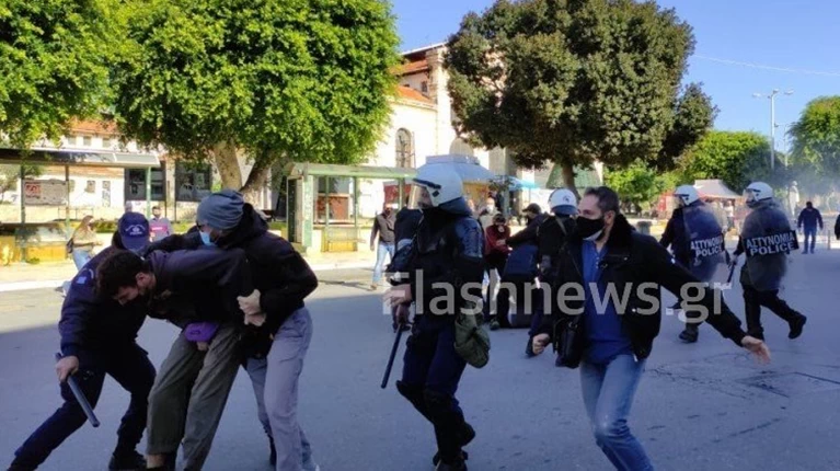 χανια διαδηλωση