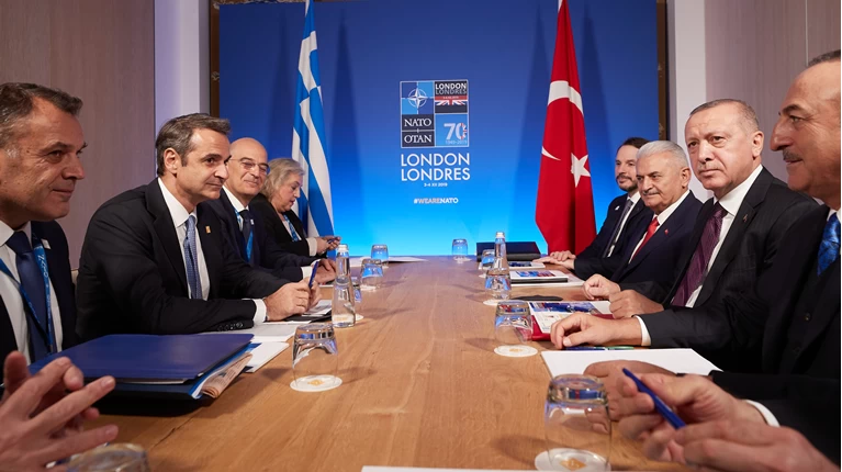 Ερντογάν Μητσοτάκης Δένδιας Τσαβούσογλου