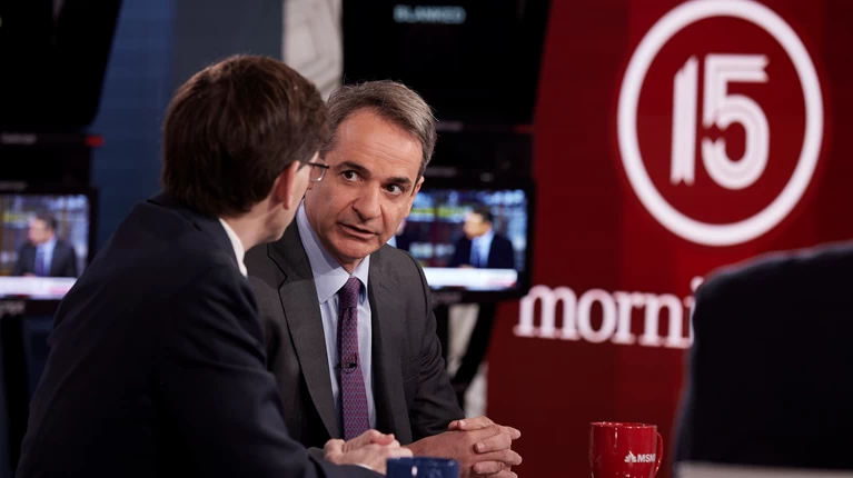 Μητσοτάκης στο MSNBC