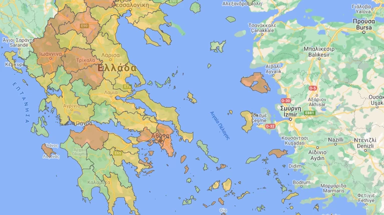 χαρτης ελλάδα