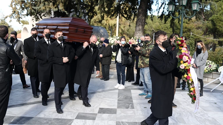 Αλέκος Φασιανός κηδεία