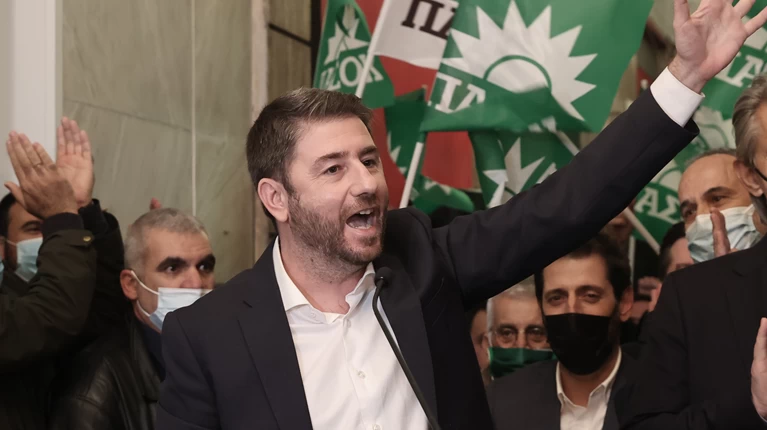 Νικος Ανδρουλάκης στη Χαριλάου Τρικούπη