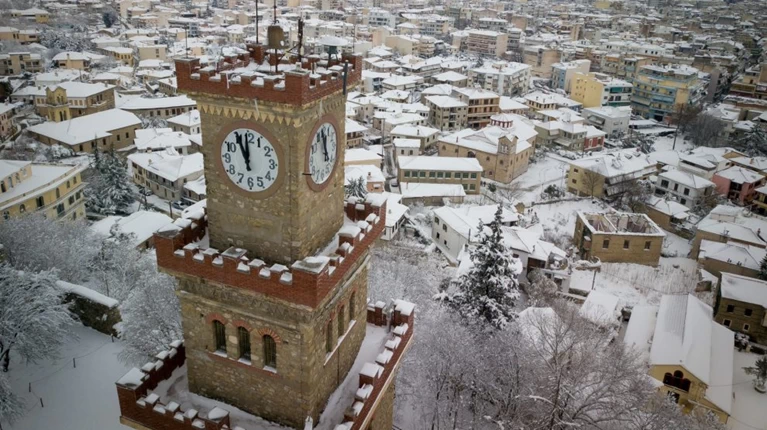 τρίκαλα χιόνια