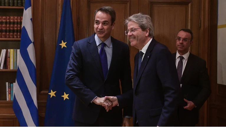 Μητσοτάκης - Τζεντιλόνι: Ανοίγει η συζήτηση για τα πλεονάσματα