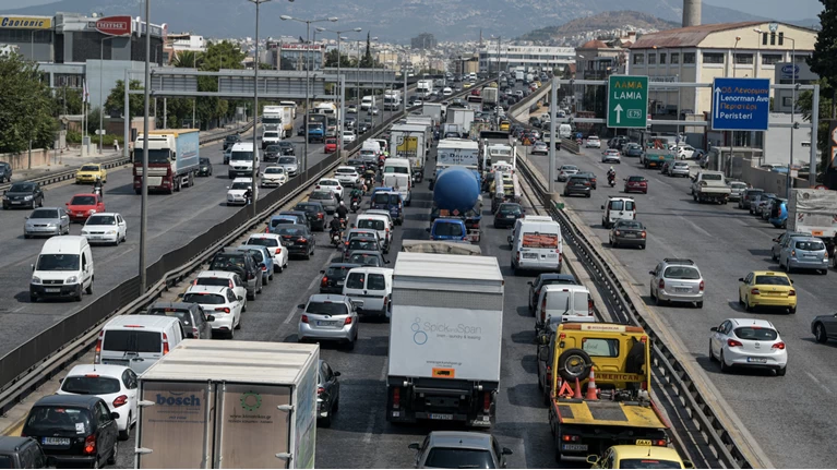 Μποτιλιάρισμα στον Κηφισό - live η κίνηση στους δρόμους