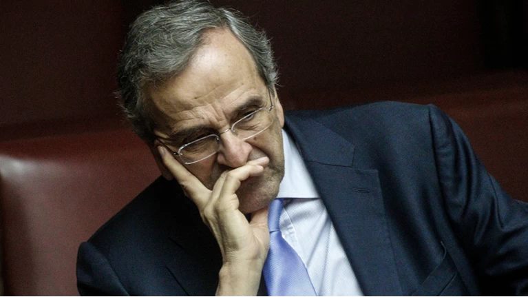 Ελειπε ο Αντώνης Σαμαράς και από την ονομαστική ψηφοφορία για το ποδόσφαιρο