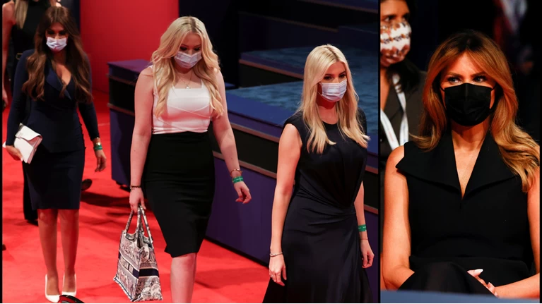Οικογένεια τραμπ μάσκα