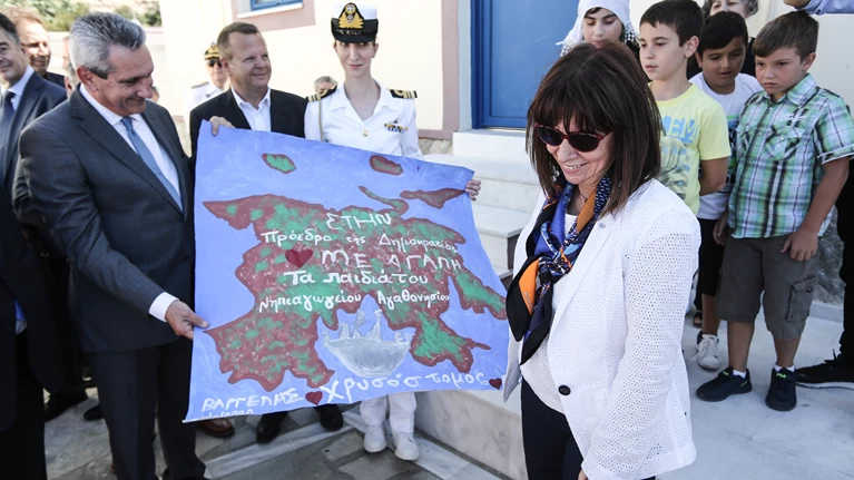 Σακελλαροπούλου από Αγαθονήσι: Η Ελλάδα θα προασπίσει με κάθε ...