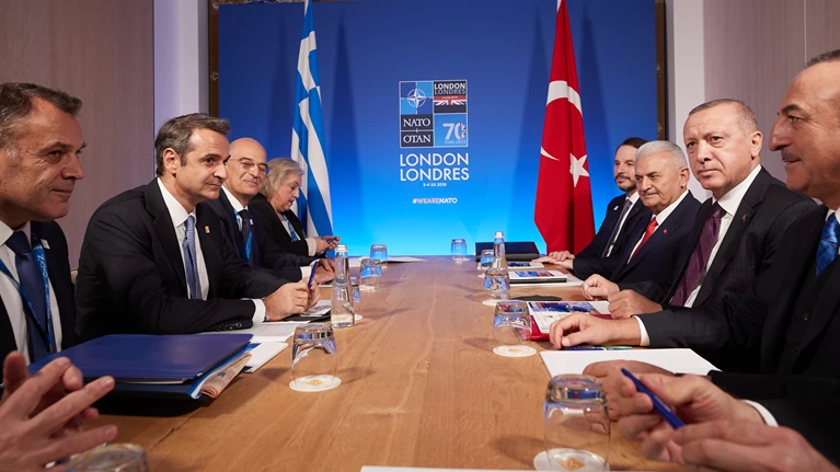 Ερντογάν Μητσοτάκης Δένδιας Τσαβούσογλου